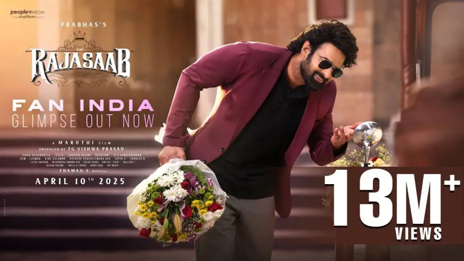 Відео до фільму ది రాజాసాబ్ | The RajaSaab Glimpse | Prabhas | Maruthi | Thaman S | People Media Factory