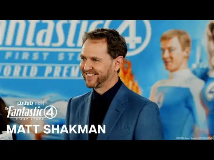 Відео до фільму Marvel Studios' The Fantastic Four: First Steps - World Premiere | Director Matt Shakman Is Honored to Bring in the Fantastic Four into the MCU