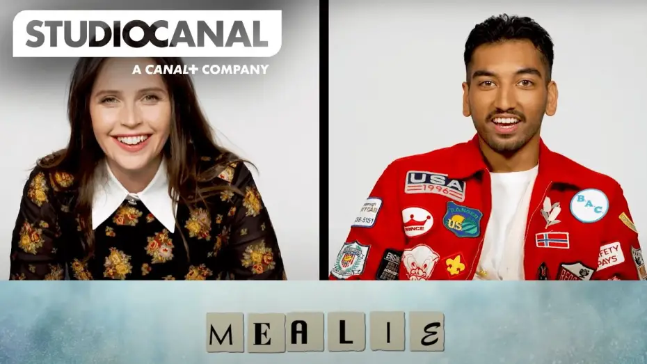 Відео до фільму Останній лист від твого коханого — Felicity Jones and Nabhaan Rizwan Unscramble Anagrams