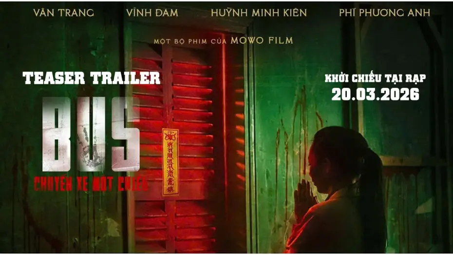 Відео до фільму Bus: Chuyến Xe Một Chiều | BUS - A One-Way Ride | Teaser | Releasing in theaters March 20, 2026 | Film 2026