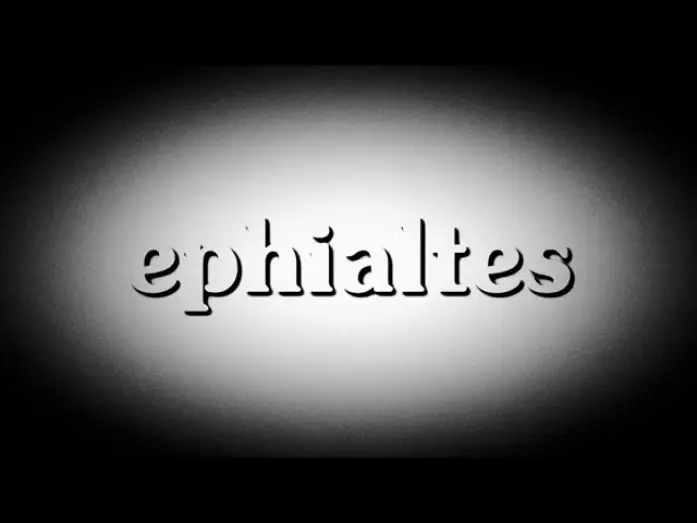 Відео до фільму Ephialtes — ephialtes