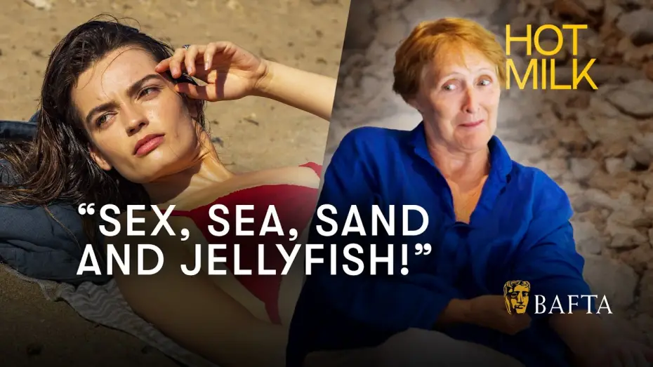 Відео до фільму Гаряче молоко | Emma Mackey & Fiona Shaw&rsquo;s Hot Milk Filming: Jellyfish Stings & Strained Relationships | BAFTA
