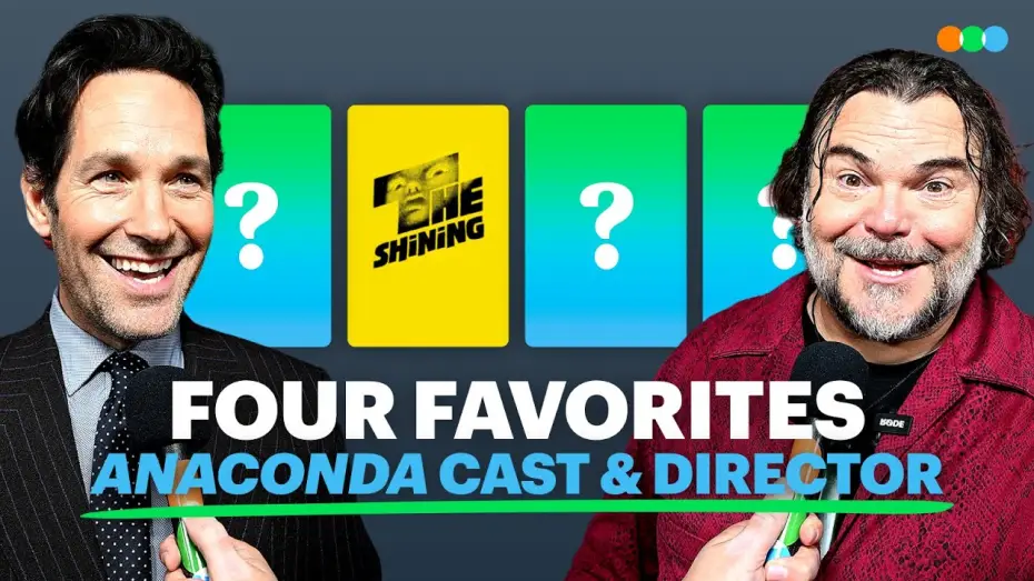 Відео до фільму Анаконда | Four Favorites with Paul Rudd, Jack Black, Selton Mello and Tom Gormican