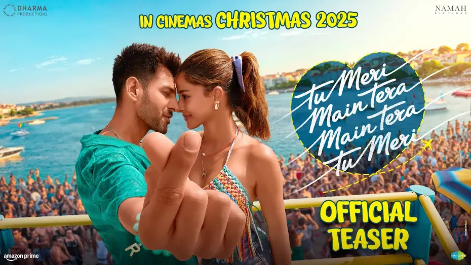 Відео до фільму तू मेरी मैं तेरा मैं तेरा तू मेरी | Tu Meri Main Tera Main Tera Tu Meri - OFFICIAL TEASER | Kartik, Ananya | Sameer V | 25 Dec 2025