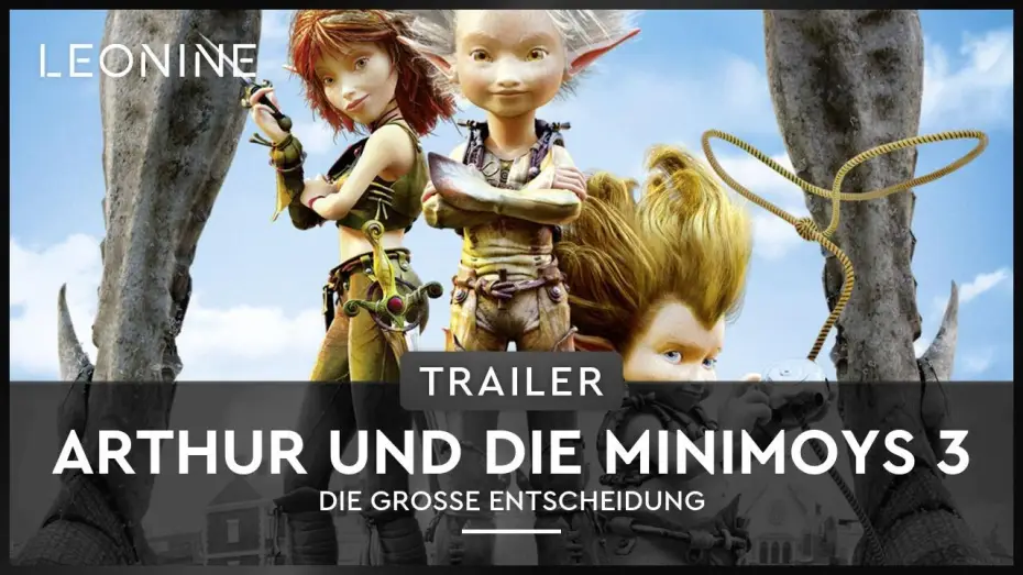 Відео до фільму Артур і війна двох світів — Arthur und die Minimoys 3 - Die große Entscheidung - Trailer (deutsch/german)
