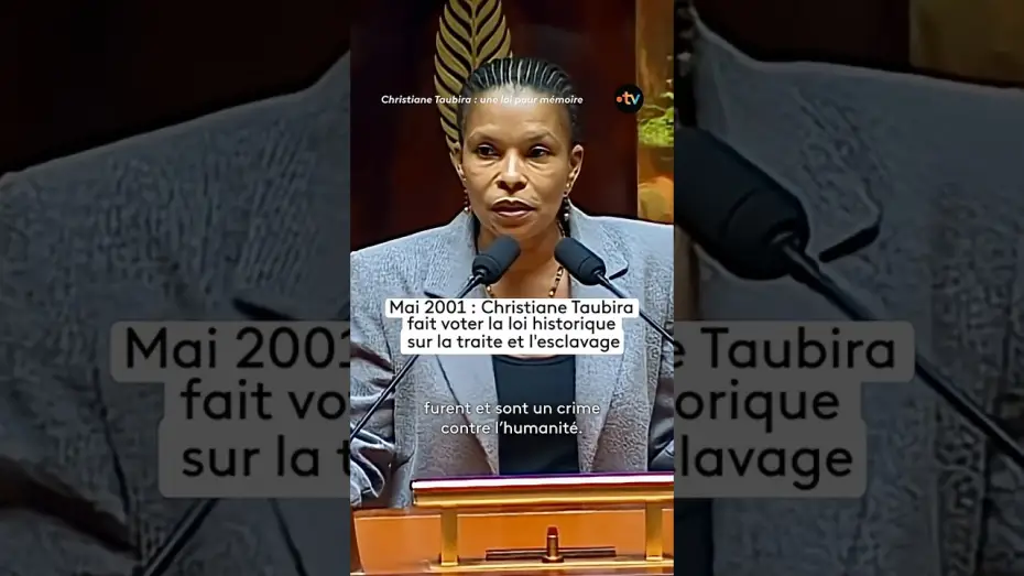 Відео до фільму Christiane Taubira : une loi pour m&eacute;moire | Loi Taubira : son discours historique sur l'esclavage &agrave; l'Assembl&eacute;e Nationale
