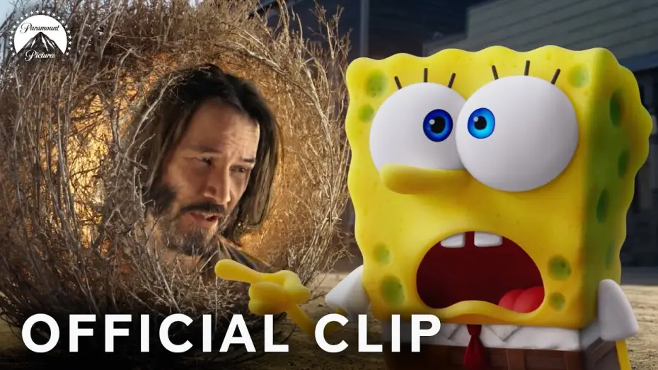 Відео до фільму Губка Боб: Втеча Губки | Keanu Reeves' First Appearance
