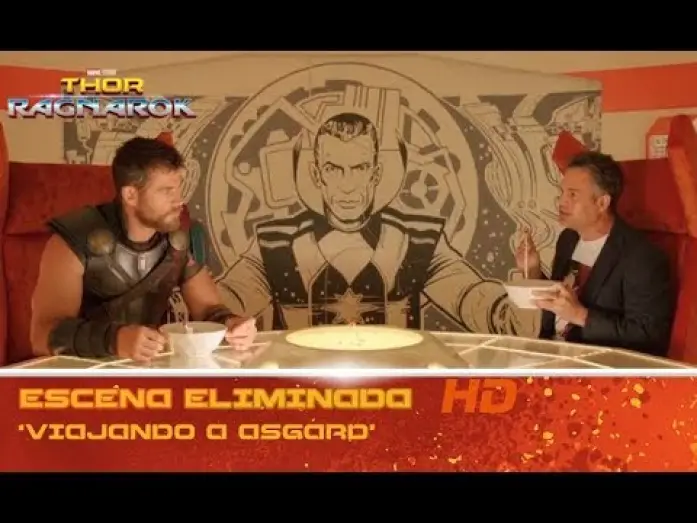 Відео до фільму Тор: Раґнарок | Thor: Ragnarok de Marvel | Escena eliminada: 'Viajando a Asgard' | HD
