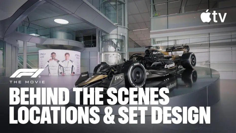 Відео до фільму F1: Фільм | Filming on Location & Designing the Sets - Behind the Scenes