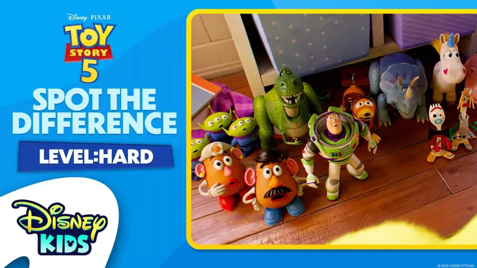 Відео до фільму Історія іграшок 5 | Spot the Difference  - Toy Story 5 - Level: Hard