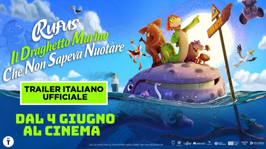 Відео до фільму Ruffen: Sj&oslash;ormen som ikke kunne sv&oslash;mme | Rufus, Il Draghetto Marino Che Non Sapeva Nuotare | Trailer Italiano Ufficiale