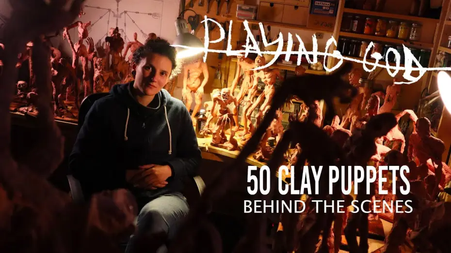 Відео до фільму Playing God | PLAYING GOD || 50 Clay Puppets Behind the Scenes