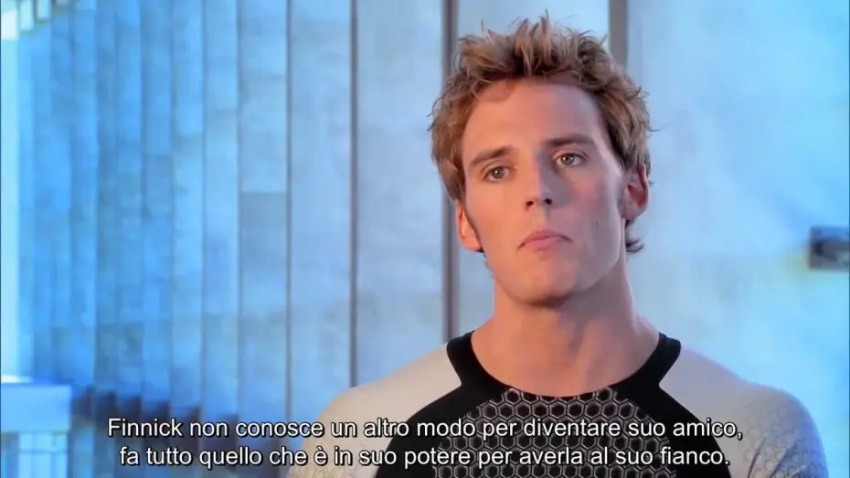 Відео до фільму Голодні ігри: У вогні | Hunger Games: La Ragazza di Fuoco - Intervista a Sam Claflin (sottotitoli in italiano)