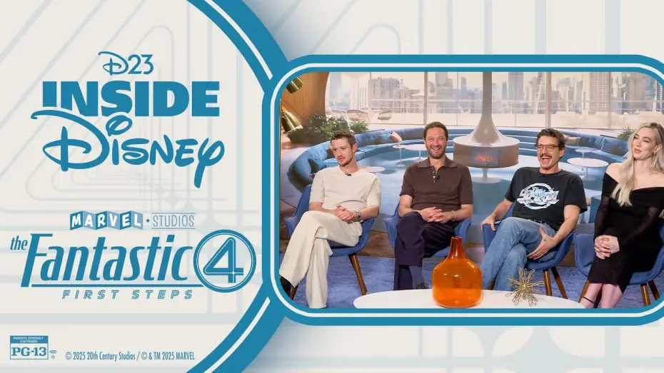 Відео до фільму Фантастична четвірка | D23 Inside Disney - Marvel Studio's Fantastic Four: First Steps