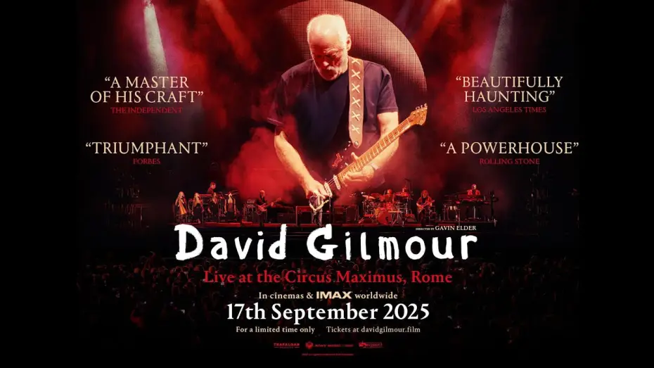 Відео до фільму David Gilmour: Live at the Circus Maximus — David Gilmour - Live at the Circus Maximus, Rome (Trailer)