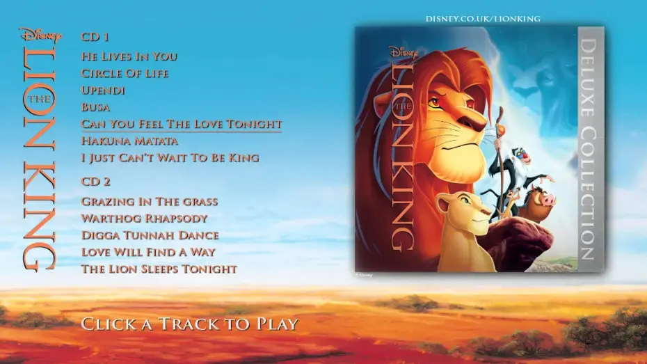 Відео до фільму Король Лев | The Lion King Soundtrack - Deluxe Edition - Album Sampler