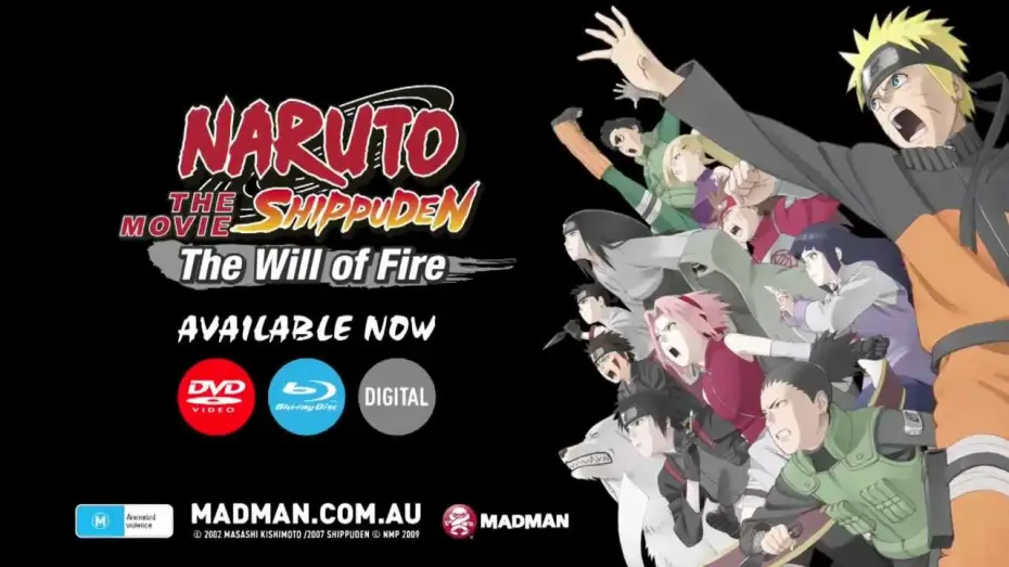 Відео до фільму 劇場版 NARUTO -ナルト- 疾風伝 火の意志を継ぐ者 | NARUTO SHIPPUDEN THE MOVIE: THE WILL OF FIRE Available Dec. 5