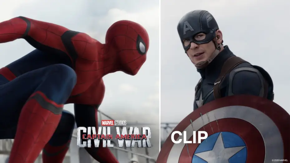 Відео до фільму Перший месник: Протистояння | Captain America Fights Spider-Man - Official Clip