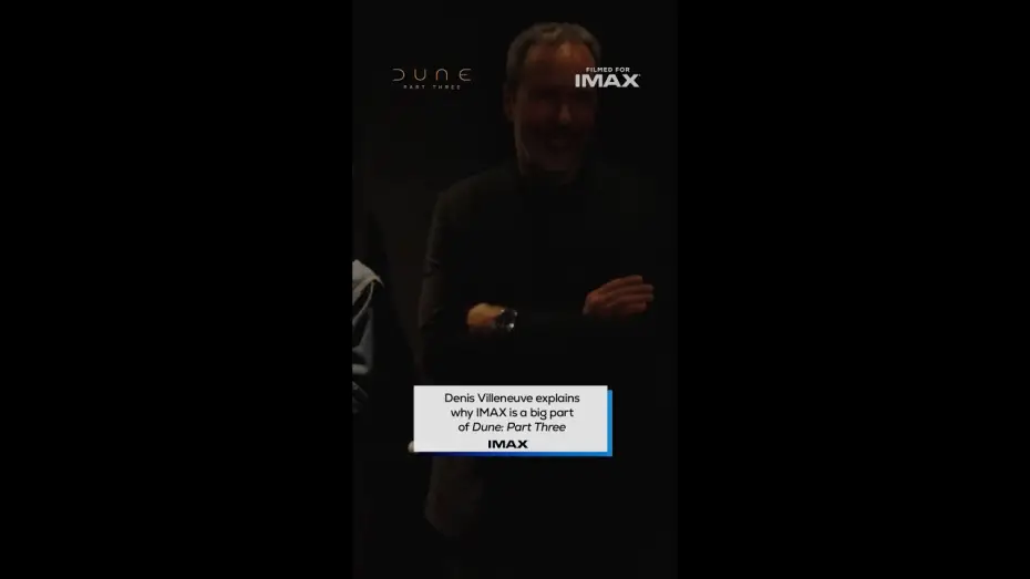 Відео до фільму Дюна: Частина третя | Villeneuve and IMAX together screams immersive