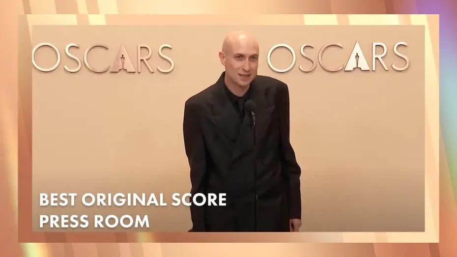 Відео до фільму Бруталіст | 'The Brutalist' Best Original Score Press Room Speech | 97th Oscars (2025)[Daniel Blumberg]