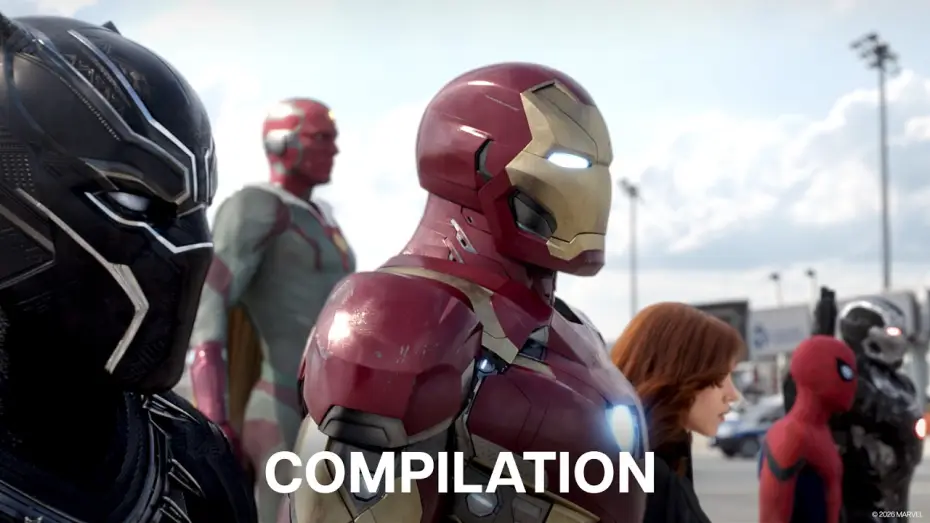 Відео до фільму Перший месник: Протистояння | Team Iron Man - Compilation