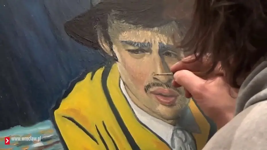 Відео до фільму З любов'ю, Вінсент | Wroclaw painter training