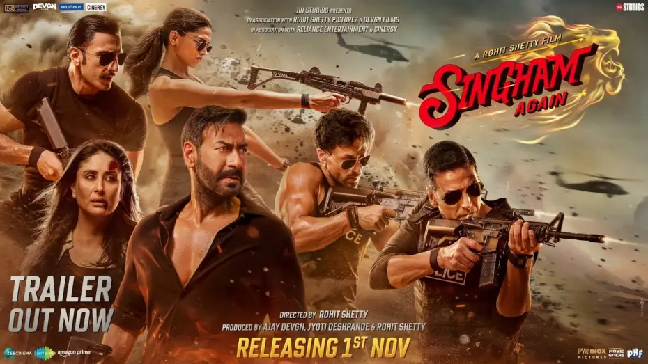 Відео до фільму सिंघम अगेन | Singham Again | Official Trailer | A Rohit Shetty Cop Universe | In Cinemas 1st Nov