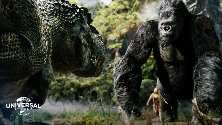 Відео до фільму Кінг Конг | Kong vs T-Rex - Extended Preview