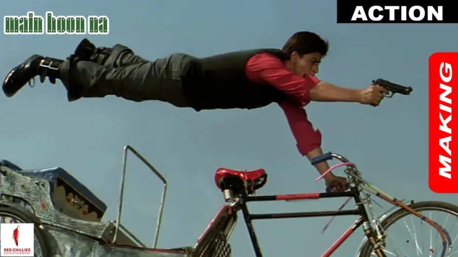 Відео до фільму मैं हूँ ना — Main Hoon Na | Making of Action | Shah Rukh Khan, Sushmita Sen | A Film By Farah Khan