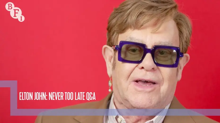 Відео до фільму Elton John: Never Too Late — Elton John on Never Too Late, a documentary about his life and music | BFI London Film Festival 2024