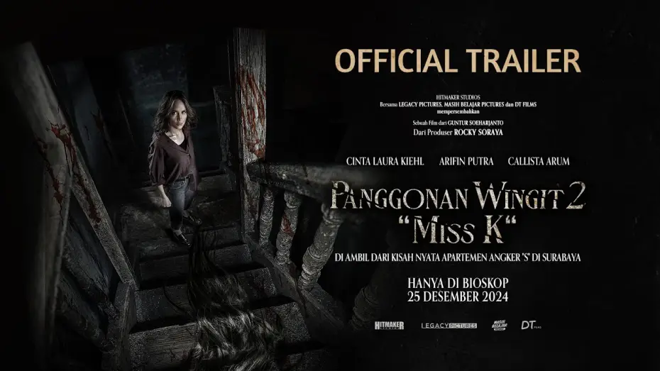 Відео до фільму Panggonan Wingit 2: "Miss K" — Official Trailer Panggonan Wingit 2 "Miss K" di Bioskop mulai 25 Desember 2024