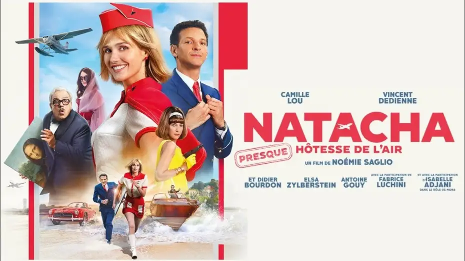 Відео до фільму Стюардеса Наташа рятує Мону Лізу | NATACHA (PRESQUE) H&Ocirc;TESSE DE L'AIR - Bande Annonce 2025 - Isabelle Adjani, Camille Lou, D. Bourdon