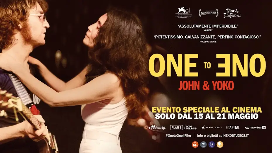 Відео до фільму One to One: John & Yoko | ONE TO ONE: JOHN & YOKO. Dal 15 al 21 maggio al cinema