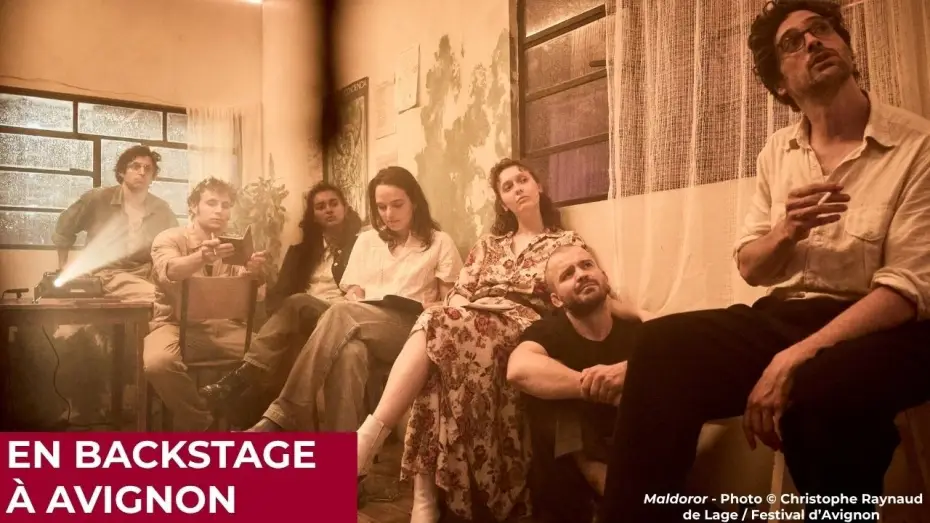 Відео до фільму Maldoror : Festival d'Avignon 2026 | En Backstage &agrave; Avignon 2026 : langues et lieux du surtitrage dans &ldquo;Maldoror&rdquo;