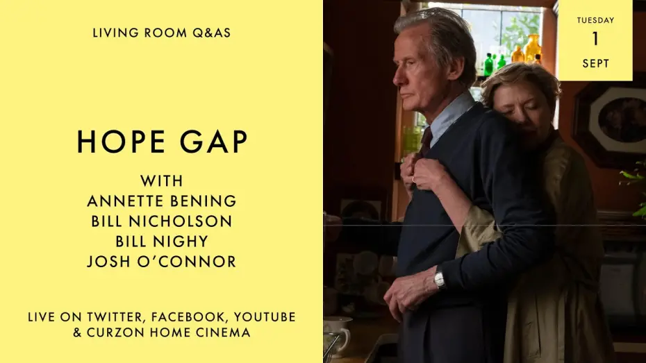 Відео до фільму У полоні надії | LIVING ROOM Q&As: Hope Gap with Annette Bening, Bill Nighy, Josh O'Connor and William Nicholson