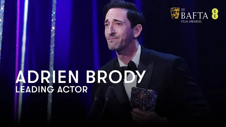 Відео до фільму Бруталіст | Adrien Brody wins Leading Actor for his perodmance in The Brutalist as L&aacute;szl&oacute; T&oacute;th | BAFTA