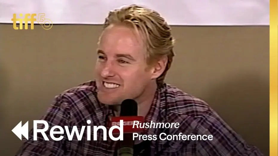Відео до фільму Рашмор — Press Conference (1998) | TIFF REWIND