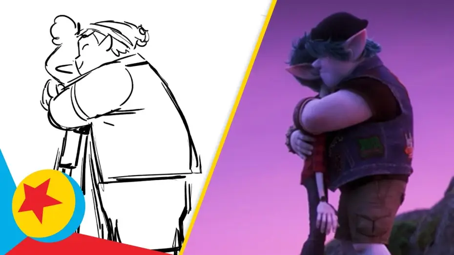 Відео до фільму Уперед | Barley and Dad Reunite from Onward | Pixar Side by Side