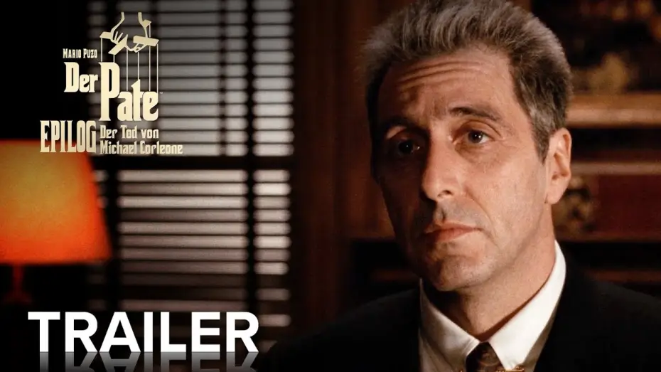 Відео до фільму Хрещений батько 3 | Mario Puzos Der Pate, Epilog: Der Tod von Michael Corleone | Offizieller Trailer | Paramount