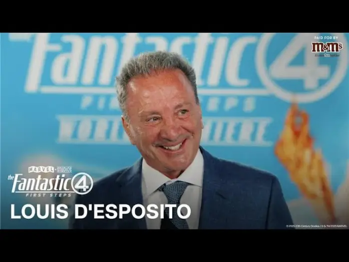 Відео до фільму Marvel Studios' The Fantastic Four: First Steps - World Premiere | Executive Producer Louis D'Esposito on Why The Fantastic Four Is So Special to Fans