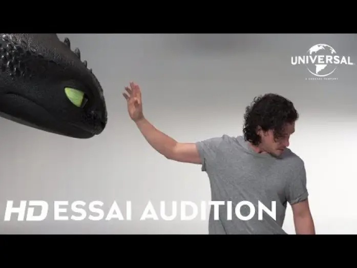 Відео до фільму Як приборкати дракона 3: Прихований світ | Dragons 3 : Le Monde Cach&eacute; - Essai Audition Kit Harrington