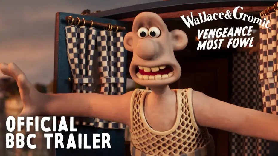 Відео до фільму Воллес і Ґроміт: Перната відплата | Wallace & Gromit: Vengeance Most Fowl | BBC TRAILER 🐧 #WallaceandGromit