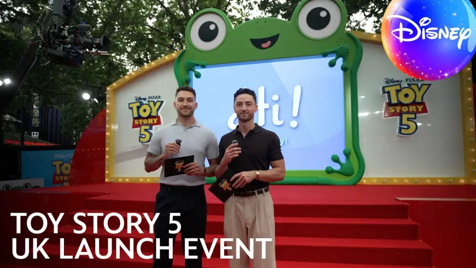 Відео до фільму Історія іграшок 5 | Behind the Scenes at the Toy Story 5 UK Launch Event with Jakexmax