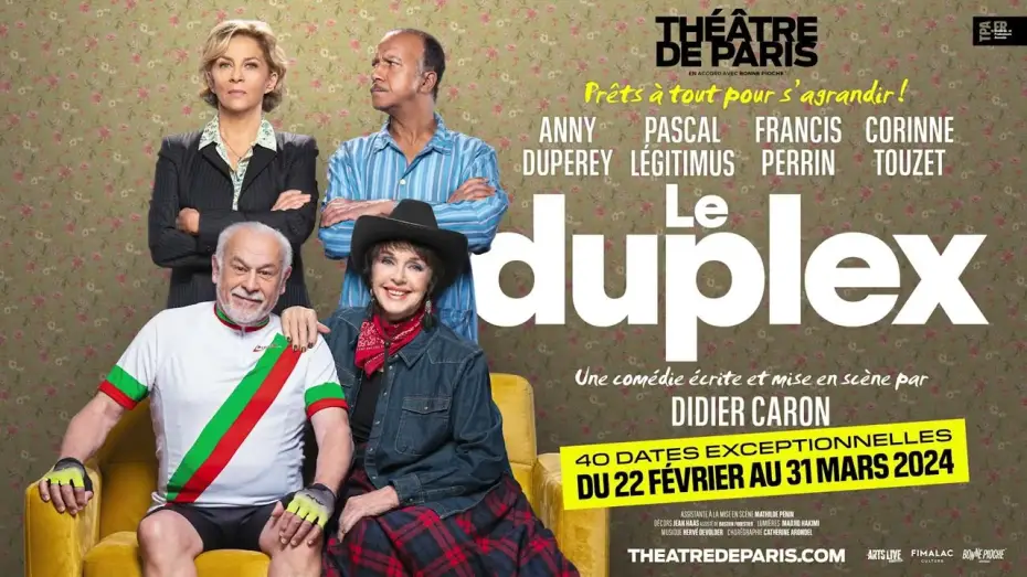 Відео до фільму Le Duplex | Le Duplex // Th&eacute;&acirc;tre de Paris // prolongations jusqu'au 30 juin 2024