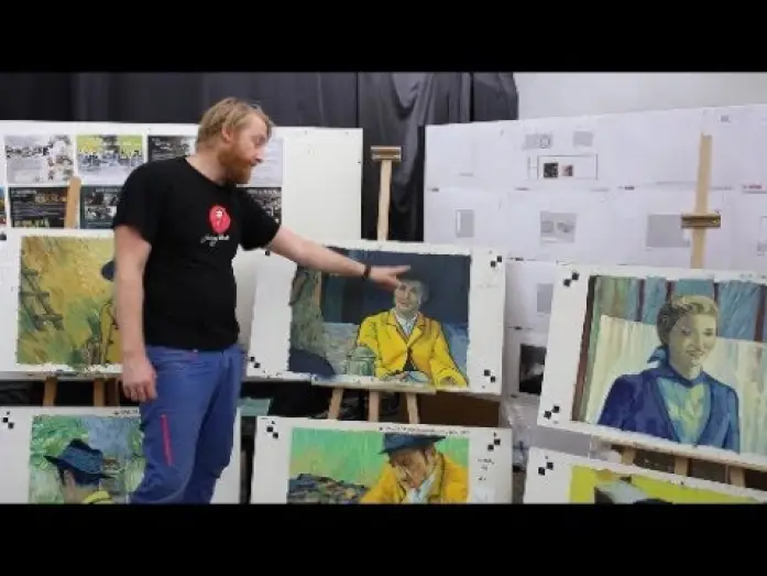 Відео до фільму З любов'ю, Вінсент | 29.7 Painting Sale - Portraits
