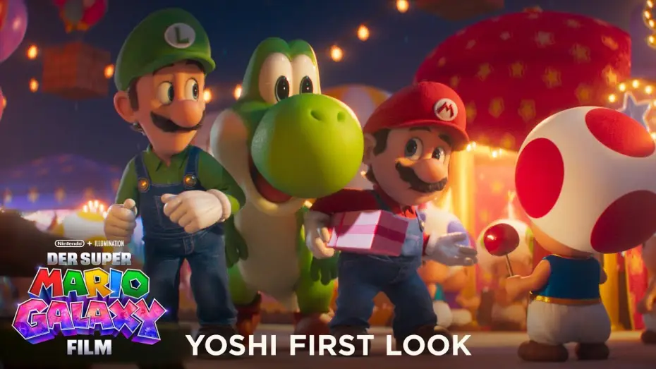 Відео до фільму Супер Маріо Галактика в кіно | DER SUPER MARIO GALAXY FILM | Yoshi First Look deutsch/german HD