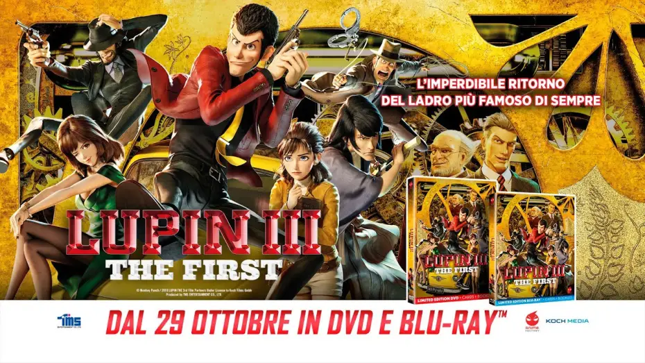 Відео до фільму ルパン三世 THE FIRST — Lupin III - The First - Trailer Italiano Ufficiale Edizioni Home Video