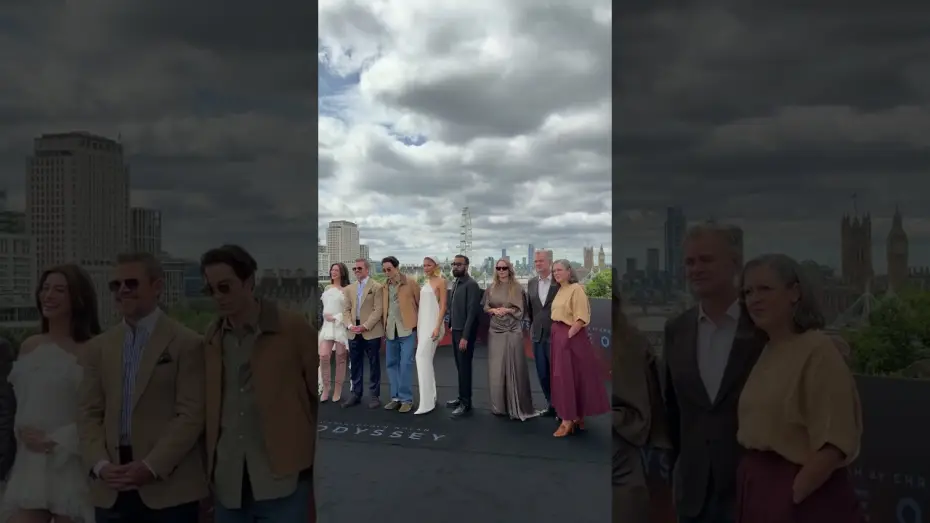 Відео до фільму Одіссея — The epic cast of The Odyssey & director Christopher Nolan have landed in London