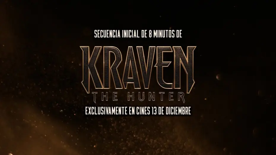 Відео до фільму Крейвен-мисливець | &iexcl;8 minutos en exclusiva! [VOSE]