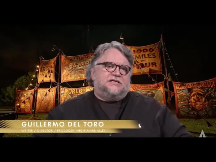 Відео до фільму Алея жаху | Nightmare Alley's Guillermo del Toro & Willem Dafoe | Film Noir Masterclass